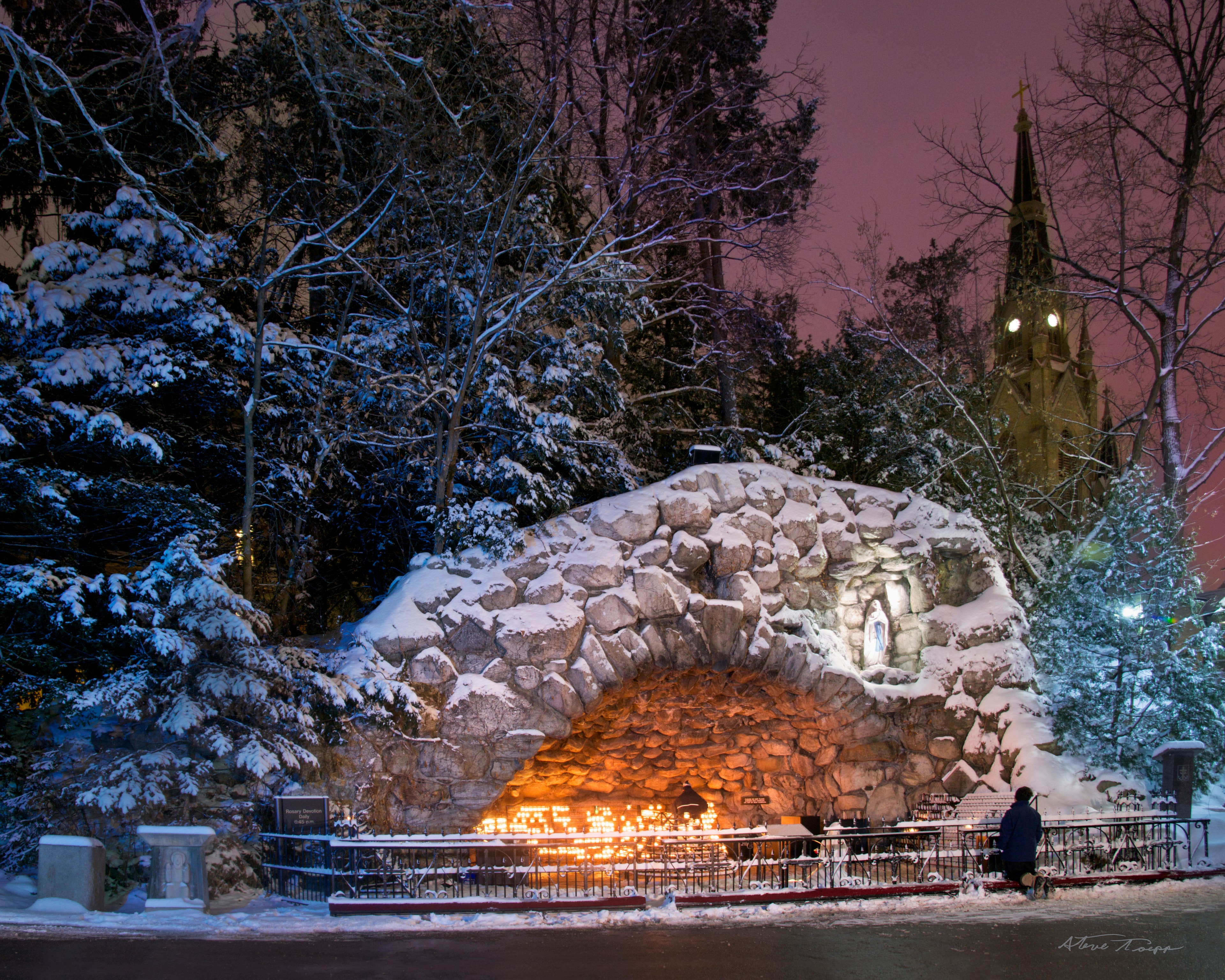 Notre Dame Grotto photography